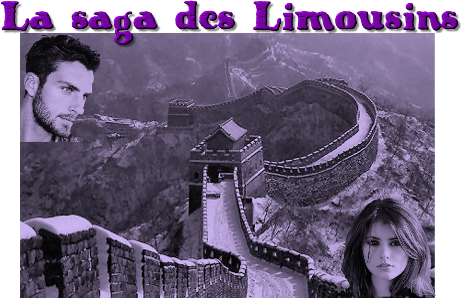 La grande muraille de Chine. Edouard et Marguerite e