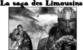 Le Roi Henri au premier plan et Lou-Leif et Elise s